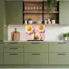 Eieren - Bloem - Roze keuken achterwand 2 middel -sfeer3