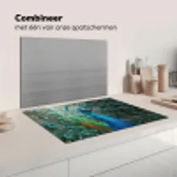 Pauw - Veren - Blauw Inductie beschermer vinyl 3mm klein -wsfeer7_website