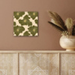Modern - Abstract - Groen aluminium wit klein 46 -sfeer4