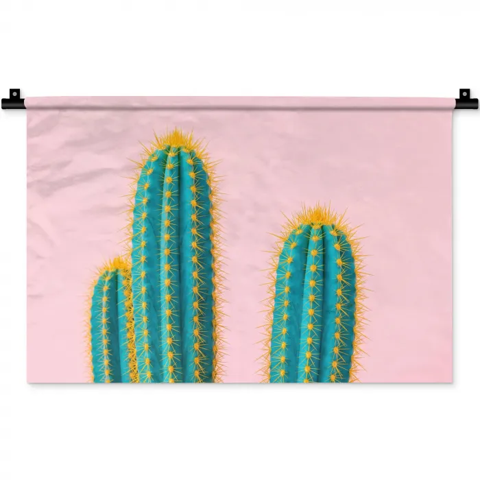 Cactussen - Modern - Pastel Wandkleed katoen klein -zz3d