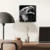 Adelaar - Portret - Roofvogels - Zwart - Wit - Vogel plexiglas 5mm klein -sfeer6