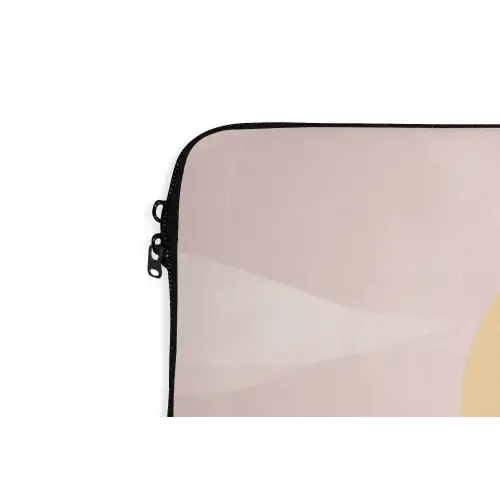 Vrouw - Zon - Kleurrijk laptophoes neopreen klein -detail