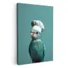Kokatoe - Vogel - Koksmuts - Cute KitchenYeah - Keuken - Canvas klein -3d