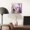 Huizen - Minimalistisch - Palmbomen - Kust aluminium wit klein -sfeer5