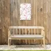 Patroon - Eieren - Roze - Pasen Tuinposter op houten frame 2 cm dik klein -sfeer4