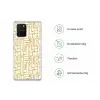 Zandkleur - Wit - Patroon Telefoonhoesje Samsung Galaxy S10 Lite klein 364 -specsS10Lite