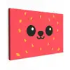 Kat - Aardbei - Cartoon canvas 2cm klein -z3d