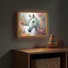 Paard - Natuur - Bloemen - Dieren - Bos Light Box met batterij (Wandlamp kind) middel -sfeer5_kind