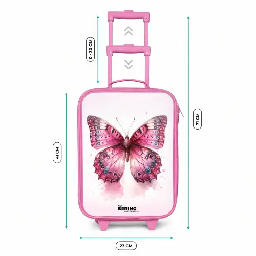 Mystieke monarch Kinderkoffer - Roze klein -productfoto_formaten