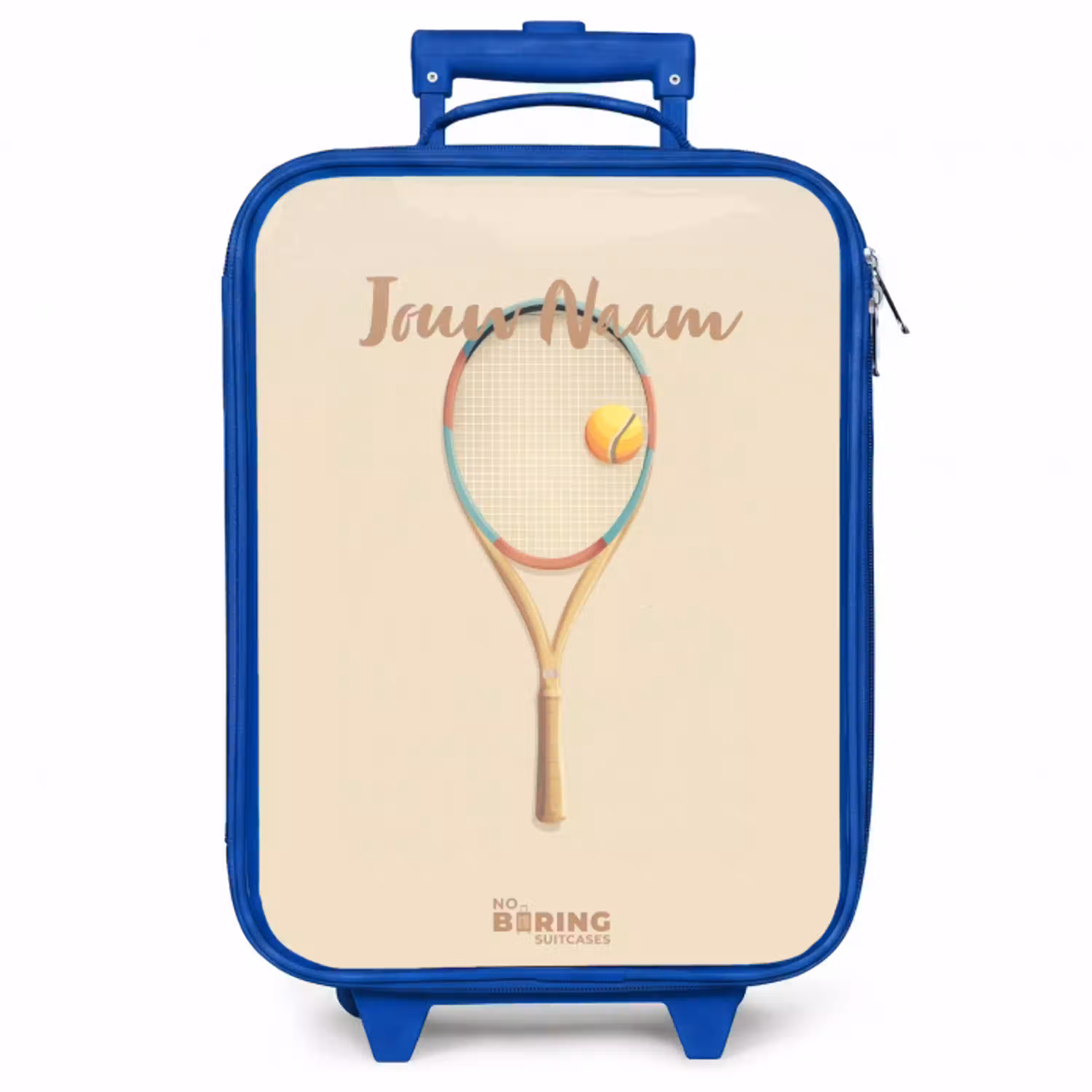Een tennisracket in beige tinten Kinderkoffer - Blauw klein -zzz_website3d