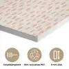 Rondjes - Patroon - Roze PET vilt klein 837 -closeup_DE