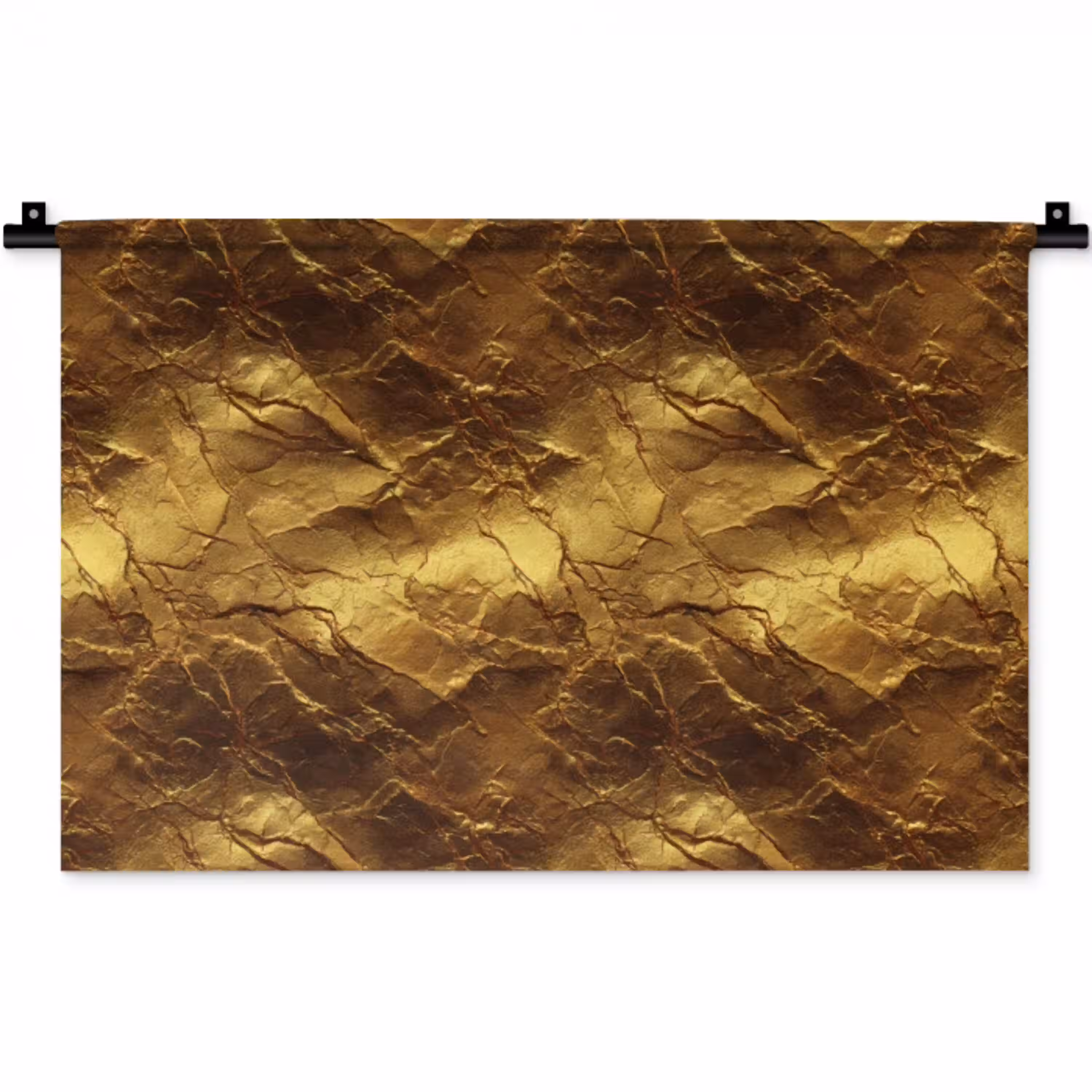 Bladgoud - Textuur  - Goud Wandkleed katoen klein 269 -zz3d