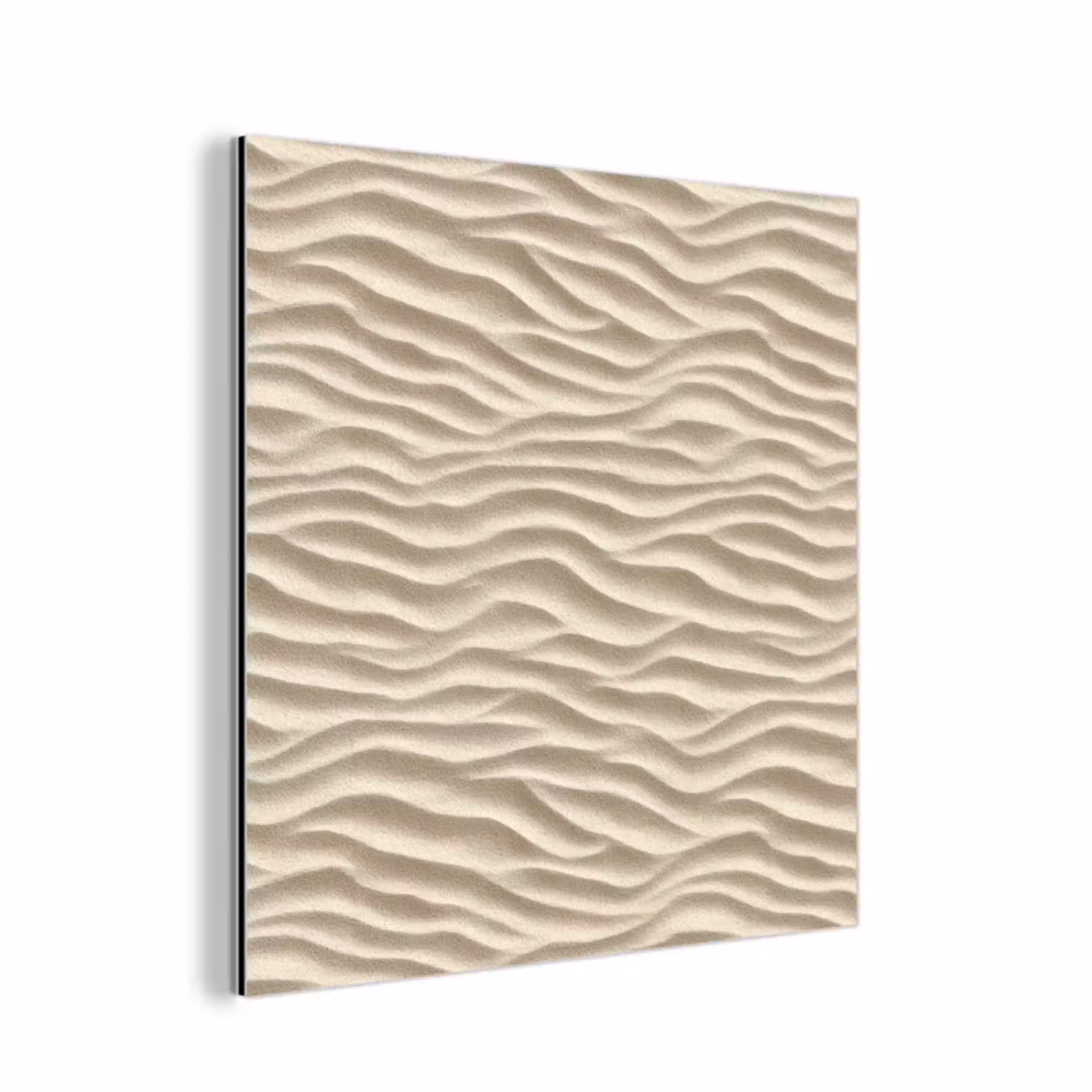 Zand - Golven - Beige aluminium wit klein 46 -3d