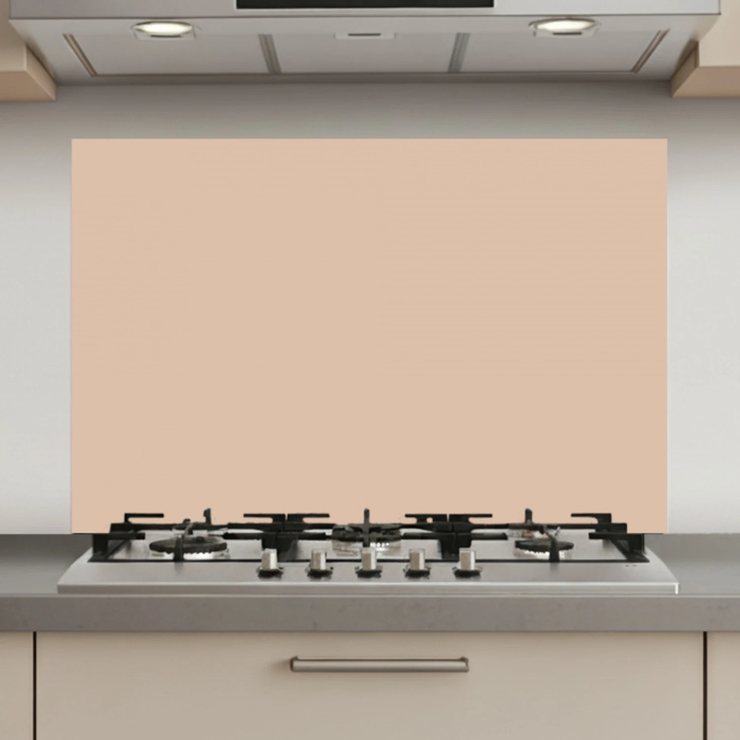 Beige - Kleuren - Effen keuken achterwand spatscherm klein 900 -3d_website