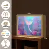 Zeemeerminnenstaart - Koraal - Water Light Box met batterij (Wandlamp kind) middel -USP_websiteoverzichtNL