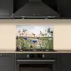 Zomeravond met Korenbloemen keuken achterwand spatscherm klein -sfeer1
