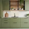 Abstract - Modern - Beige keuken achterwand 2 middel 865 -sfeer3