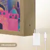 Kleurrijk - Avond - Islamitisch Light Box met batterij (Wandlamp) middel -USP_websiteoplaadbaarNL