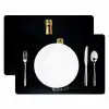 Champagne - Bloemen - Goud - Chique Placemat vinyl groot -zzsfeer2_Kitchenyeah-website