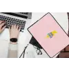Grl pwr - Bliksem - Roze laptophoes neopreen klein -bureau