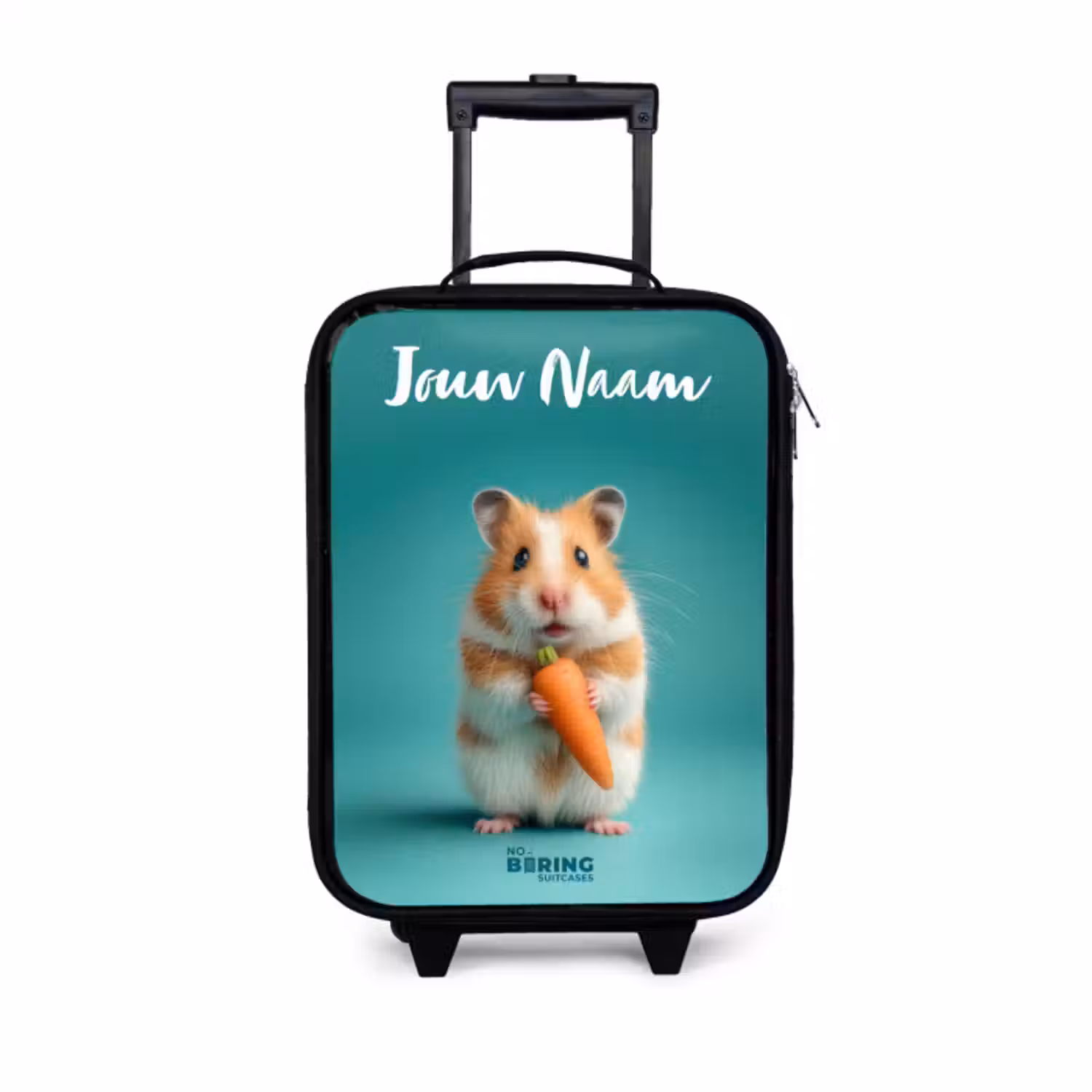 Kinderkoffer met naam - Hamster - Wortel - Dier