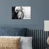 Vissen - Chef - Zwart - Wit poster papier klein -sfeer2
