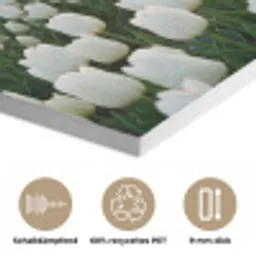 Tulpen - Landschap - Wit PET vilt klein -closeup_DE