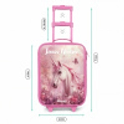 Eenhoorn - Roze - Vlinder - Bloemen Kinderkoffer - Roze klein -productfoto_formaten