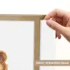Leeuw - Baby dier - Dieren - Roze ballon Light Box met batterij (Wandlamp kind) middel -USP_websiteprintNL