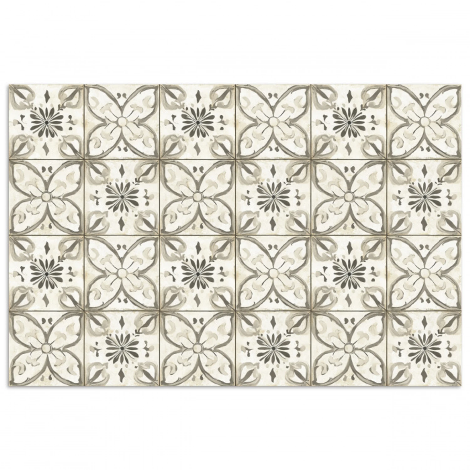 Antiek - Tegel - Beige poster papier klein 62 -3d