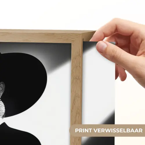 Vrouw - Wijn - Chic Light Box met batterij (Wandlamp) middel -USP_websiteprintNL