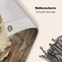 Muur - Baksteen - Verweerd Balkonbeschermer Duitsland klein -closeup_NL