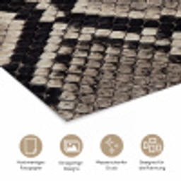 Slangenleer - Patroon - Beige poster papier klein -tcloseup_DE