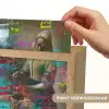 Melkmeisje - Johannes Vermeer - Graffiti Light Box met kabel (Wandlamp) klein -USP_websiteprintNL