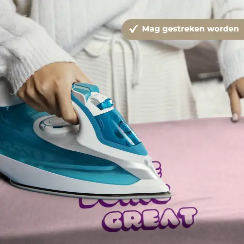 You're doing great - Roze - Bubble letters Wandkleed katoen klein -sfeer9