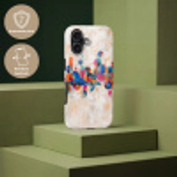 Kunst - Geometrisch - Abstract - Kleurrijk Toughcase MagSafe Apple iPhone 17 klein -USP_PrintM_NL
