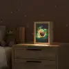 Basketbal - Vuur - Vlammen - Groen Light Box met kabel klein -sfeer1_kind