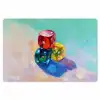 Dobbelstenen - Kleurrijk - Getallen - Stipjes Placemat vinyl groot -zzsfeer1_Kitchenyeah-website