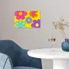 Bloemen - Illustratie - Kleurrijk poster papier klein -sfeer3