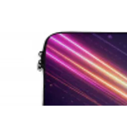 Kruisen - Lasterstralen - Neon laptophoes neopreen klein -detail