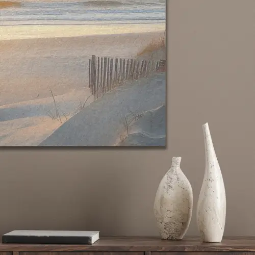 Strand - Duinen - Zonsondergang PET vilt middel -sfeer6_closeup