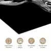 Giraffe - Portret - Dieren - Zwart - Wit poster papier klein -closeup_NL