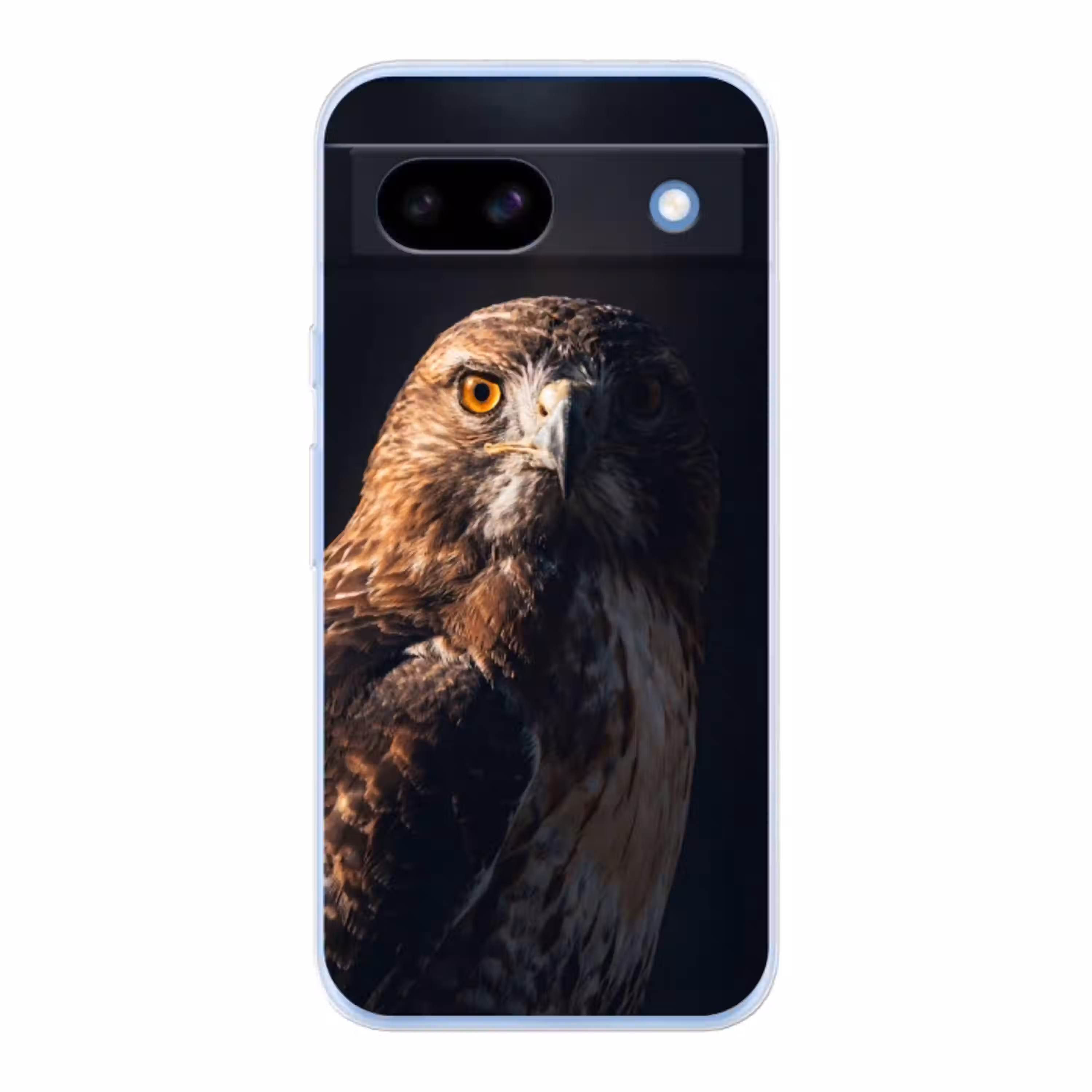 Roofvogel - Buizerd - Bruin Telefoonhoesje Google Pixel 8 a klein -3d