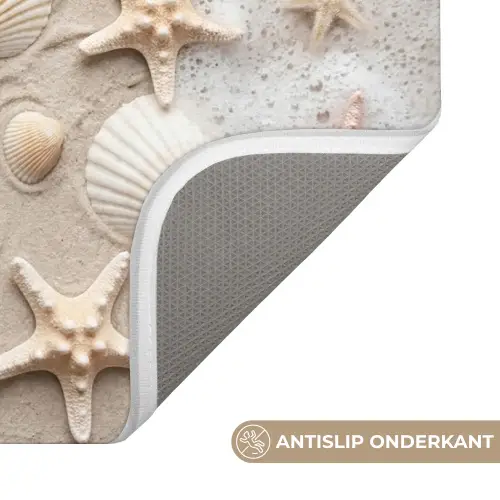 Schelpen - Zeesterren - Strand WCmat klein -USP_AntislipNL