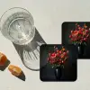 Boeket - Tulpen - Vaas - Rood onderzetter kurk middel -sfeer4