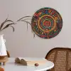 Mandala - Cirkels - Patronen Akoestische PET Vilt - Rond klein -sfeer3