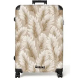 Botanisch - Patroon - Beige NBS - Large koffer - Volwassenen Unisex groot -zzzzzzzzkaufland2