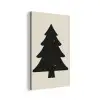 Kerstboom - Zwarte kerstboom - Boom - Japandi aluminium wit klein -3d