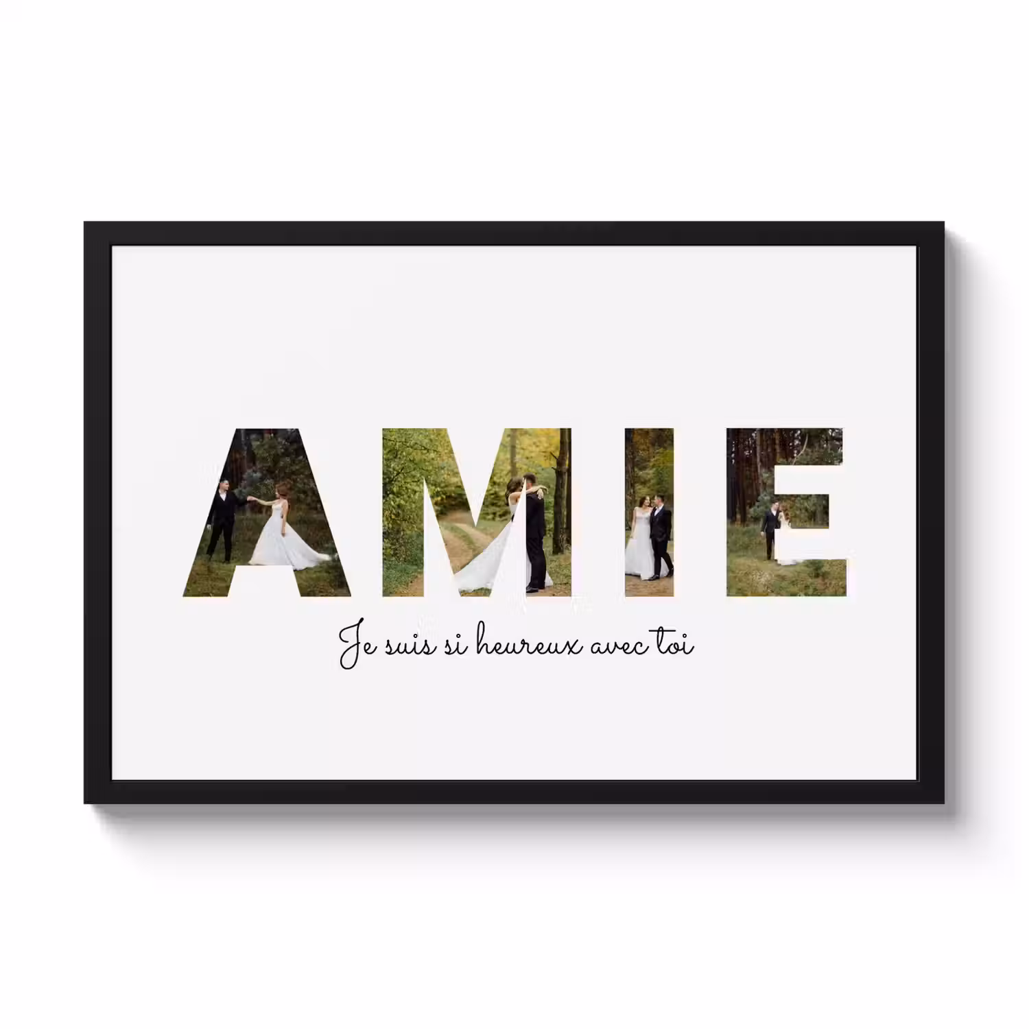 Affiche encadrée - Amie