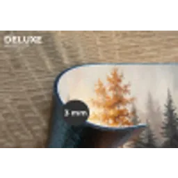 Bospad - Herfstbladeren - Natuur - Schilderachtig - Oranje Placemat vinyl groot -closeup